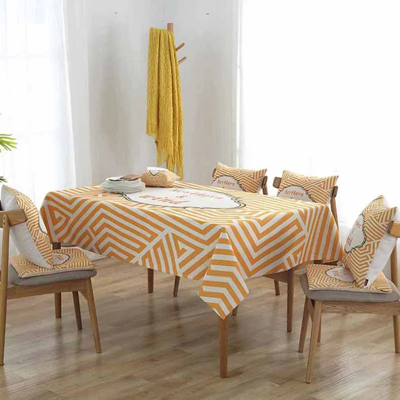

Pastoral Style Decorative Tropical plant leaves Table Cloth Cotton Linen Tablecloth Dining Table Cover For Kitchen Home Decor