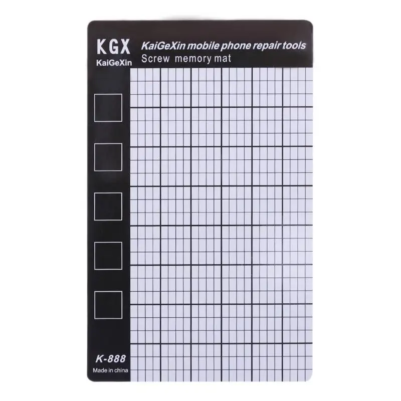 

145x90mm Mobile Phone Repairing Mat Smart Phone Tablet PC Repair Pad Magnetic Screw Work Sation