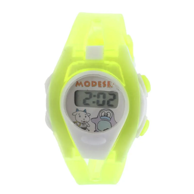 Children Boy Girl Student watch Sport Time Clock Electronic Digital LCD Wrist Watch Wrist Watch Best Gift #2AP30 (10)