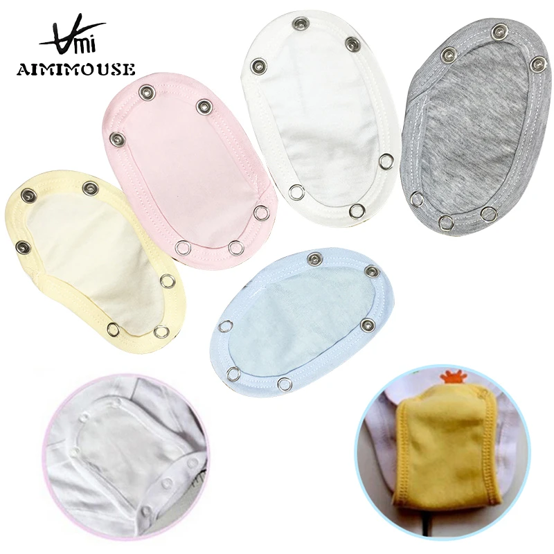 Lovely Baby Boys Girls Kids Jumpsuit Diaper Lengthen Extender Extension  Solid Soft Jumpsuit Bodysuit Extender 13*9cm 4 Colors - AliExpress