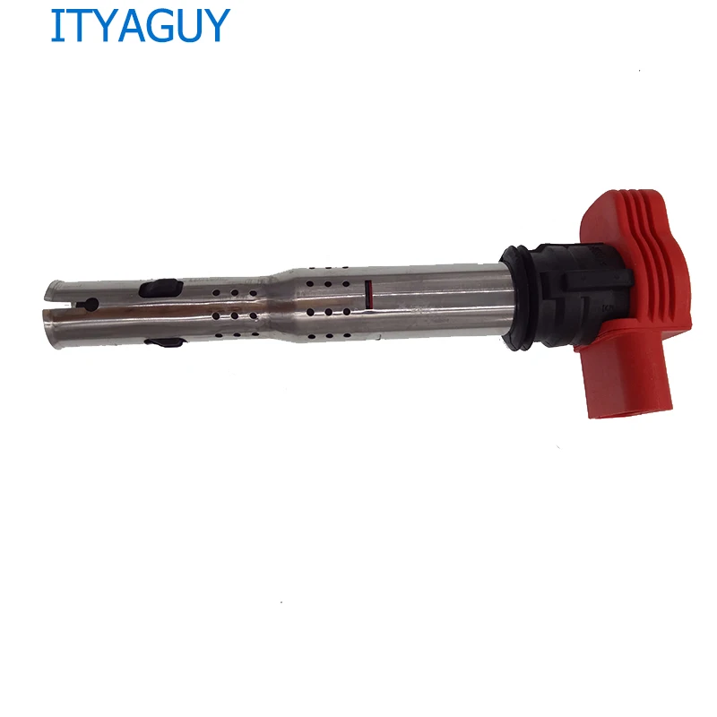 Новая красная катушка зажигания подходит для VW Touareg A4 S4 A5 A6 S6 Alroad A7 A8 Quattro Q5 Q7 R8 2 8 3 0