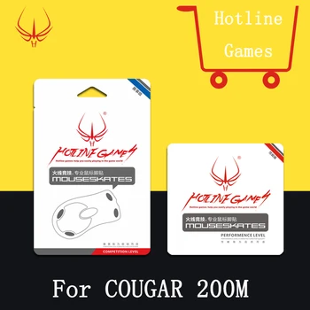 

4sets/pack Original 0.28mm Competition Level Hotline Games Mouseskate For Cougar 200M Professional Mouseskate+free tweezer