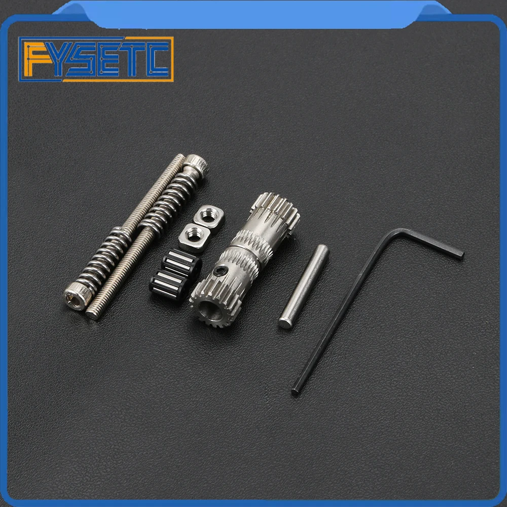 Prusa i3 mk2/mk2.5/mk3 3D طابعة الطارد القيادة التروس Btech المزدوج التروس مع 2 قطع الطارد الربيع MK3 قذف عجلة