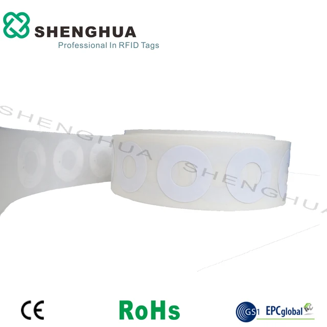 10 шт./упак. 860-960 МГц UHF диск RFID тег CD значок DVD наклейка диск тег круглая бумага 35 мм для системы охранной сигнализации