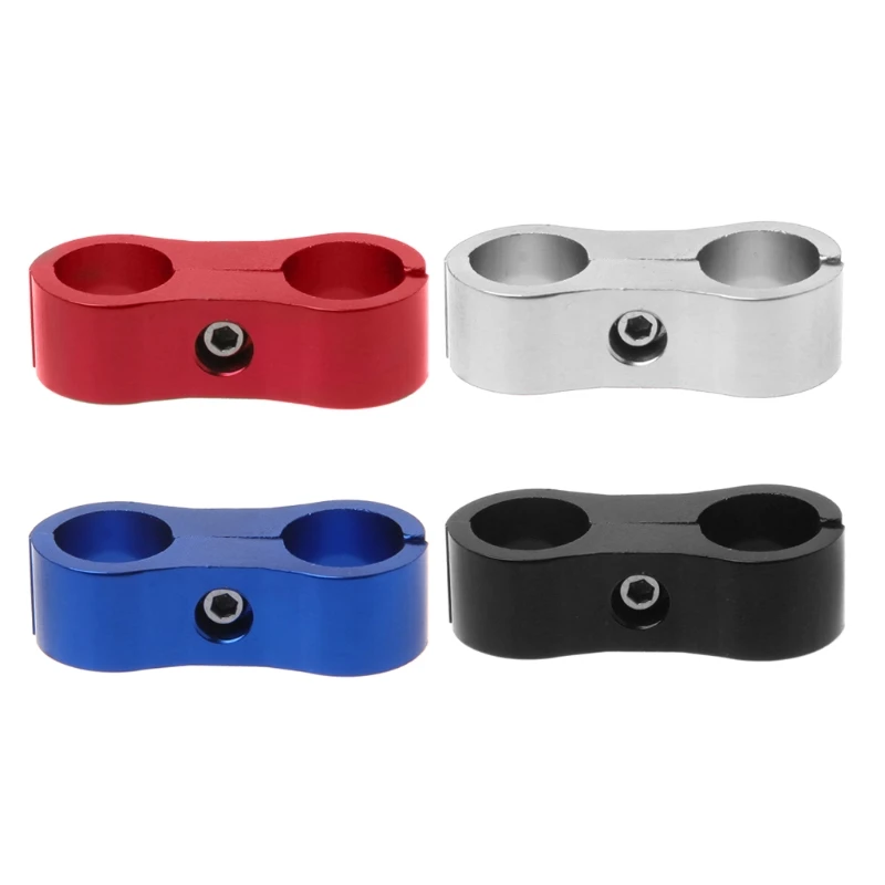 Stepped Billet Dual AN10 3/4" 19MM Braided Hose Separator Clamp Cable Fastener Nov 29A|Auto Fastener & Clip| | - AliExpress