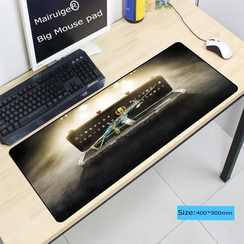 Mairuige Large mouse pad Anti-slip Natural Rubber Computer Gaming mousepad Desk Mat for LOL surpris