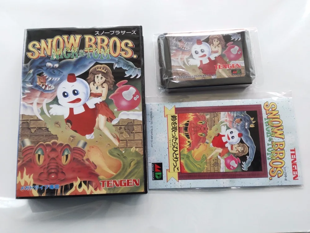 

MD Game : SNOW BROS. NICK&TOM ( Japan Version!! box+manual+cartridge!! )