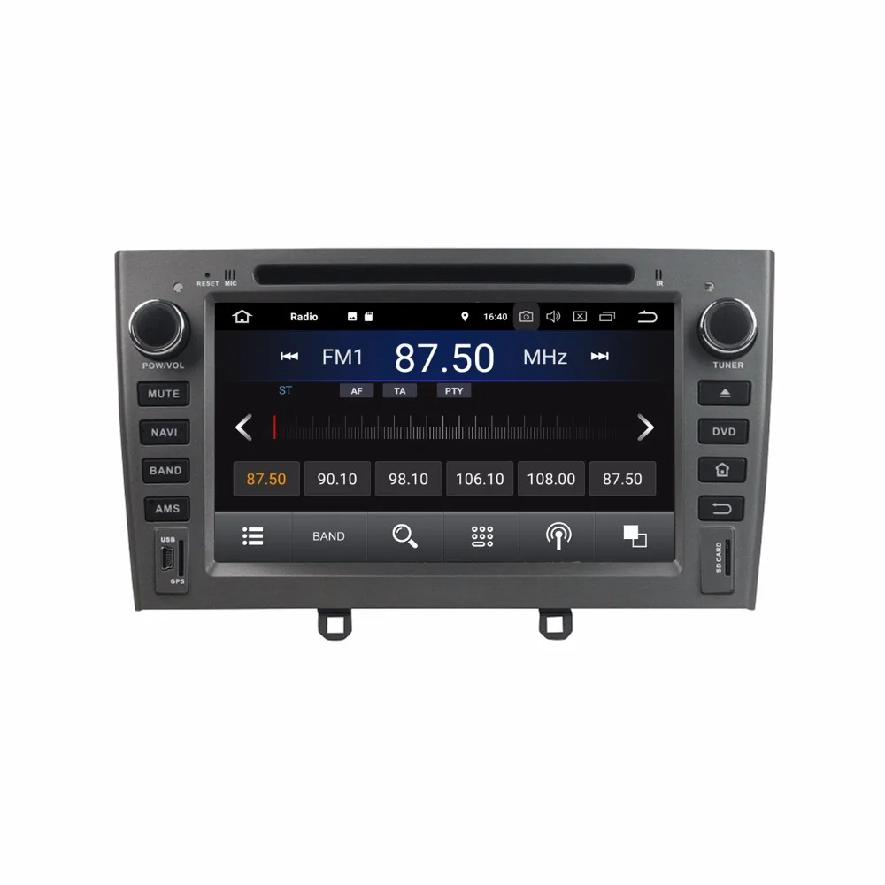 2 din 7" Android 8.1 Car Radio GPS Multimedia Head Unit for Peugeot 308
