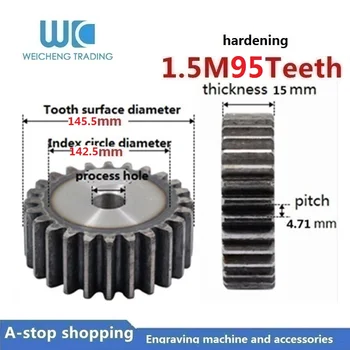 

1pc 1.5M 95Teeth gears 1.5 modulus brass reduction gears for principal axis gear DIY Micro Motor Gear Box Mating accessories