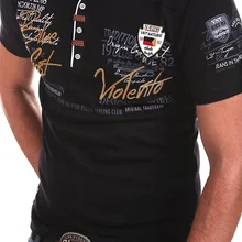 ZOGAA, Мужская рубашка поло, модная, с коротким рукавом, повседневная, Мужская одежда,, v-образный вырез, с принтом, Футболка Поло, рубашка для мужчин