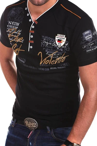 

ZOGAA Men's Polo Fashion Short-sleeved Shirt Casual Men Clothes 2019 V-neck Printed Tee Polo Shirt Men
