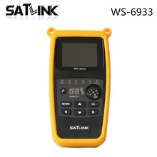 Satlink ws-6933 спутниковый искатель DVB-S2 FTA C& KU Band 2,1 дюймов ЖК-дисплей цифровой спутниковый искатель