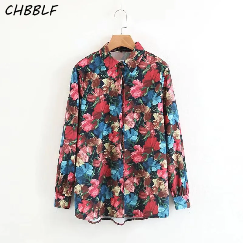 Женская блузка с длинным рукавом и отложным воротником XSZ1448|shirt lady|blouse fashionfashion