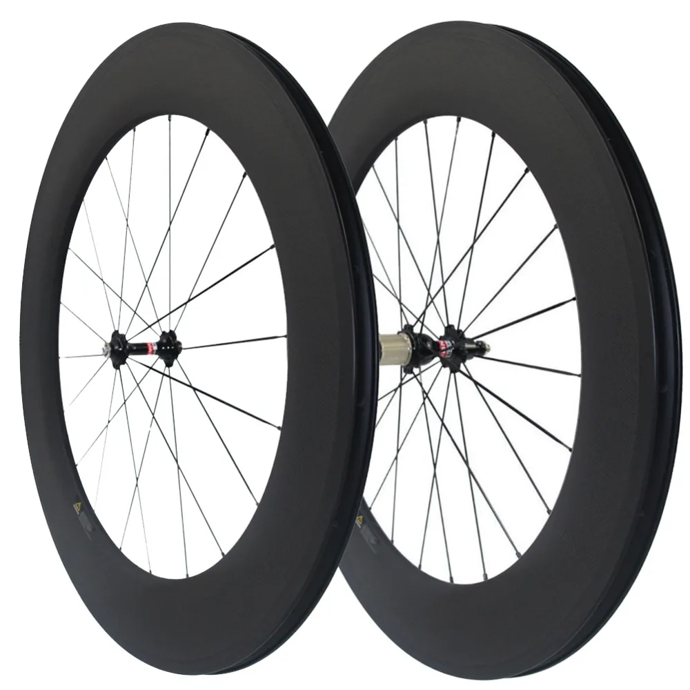 Mixed 25mm Width 38//50//60//88mm Clincher Tubular Front Rear Carbon Bicycle Wheels