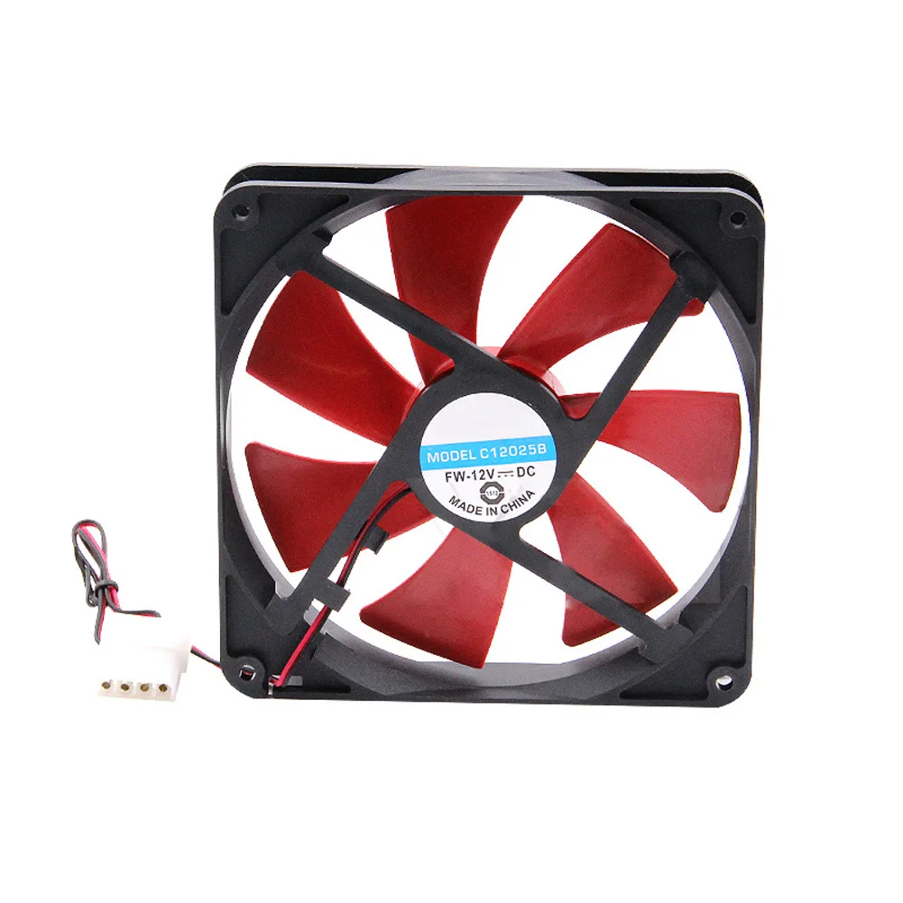 

Silent Quiet PC Case Cooling Fans 140mm DC 12V 4D Plug Computer Cooler JLRL88