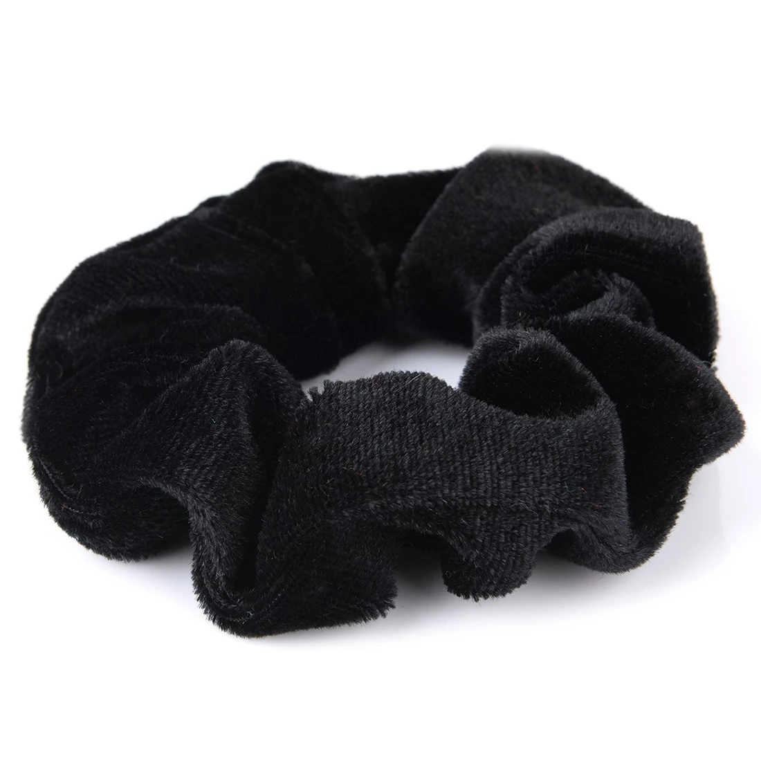

10 Pack Black Velvet Scrunchie Hair Elastics Hair Bobbles Hair Bands