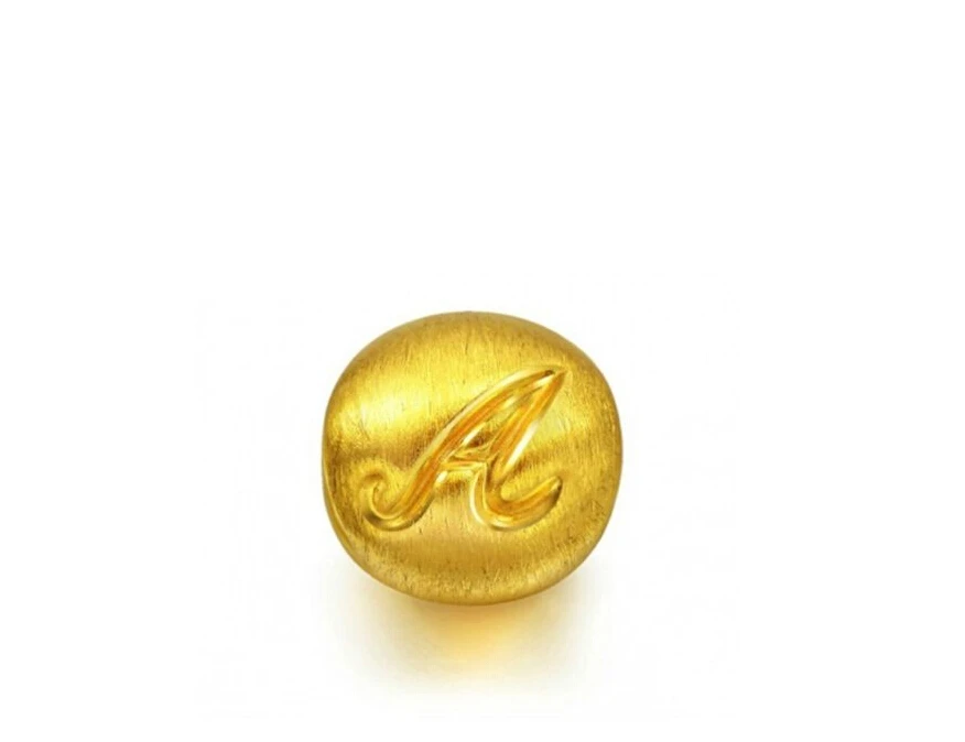 1 шт 24K желтое золото кулон/3D Lucky 26 английские буквы кулон/1g/только 1|pendant whistle|pendants