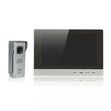 YobangSecurity 10-Inch LCD Video Doorbell Intercom Door Phone Camera System Kit with 1 Camera 1 Monitor