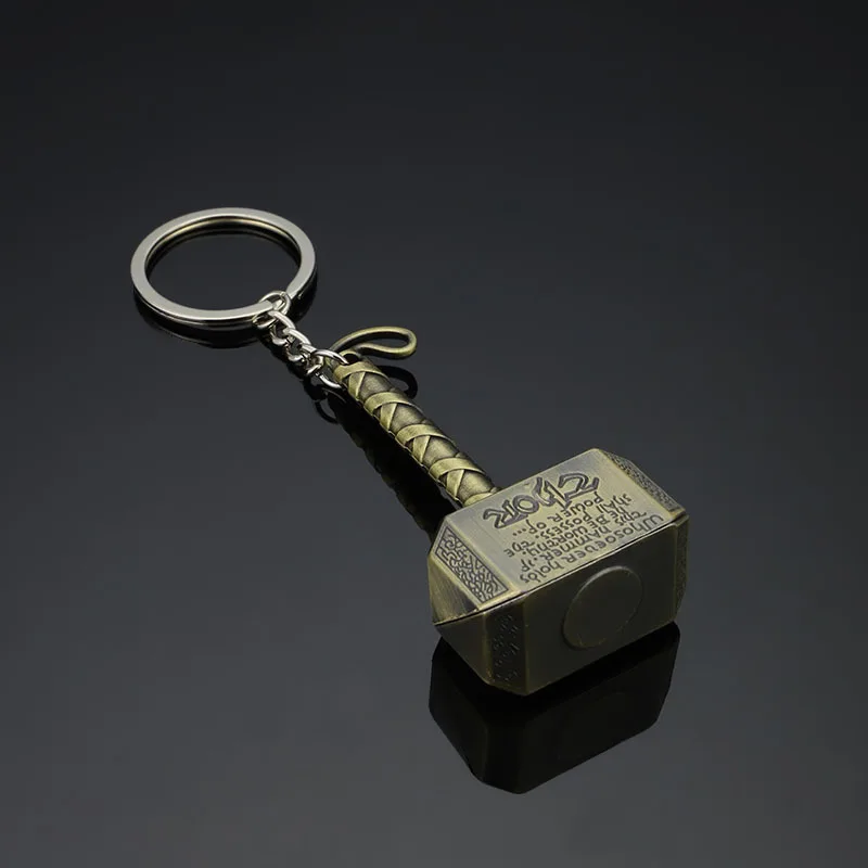 20 штук брелок с надписью Thor брелок Мстители сувенирные ключи молоток giveway волшебный супергерой кино подарок на день рождения
