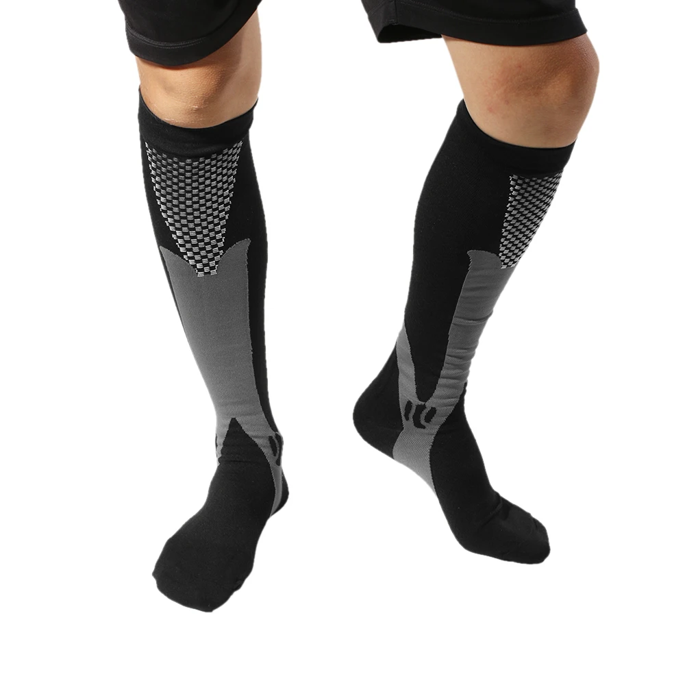 Professional Men Women Leg Support Breathable Stretch Compression Socks Below Knee Socks Fit