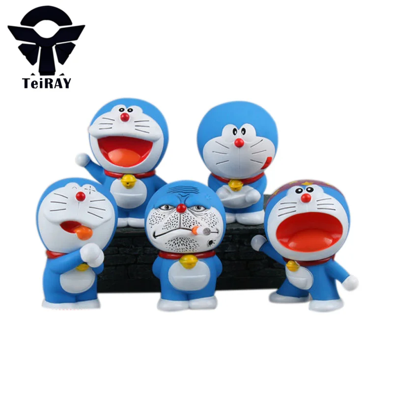 5ピースセットアニメドラえもん野比のび太置物日本バンダイ10センチカワイイpvcアクションフィギュアジュエキッズホットおもちゃ趣味用男の子 Toys Hobbies Hot Toyspvc Action Figure Aliexpress