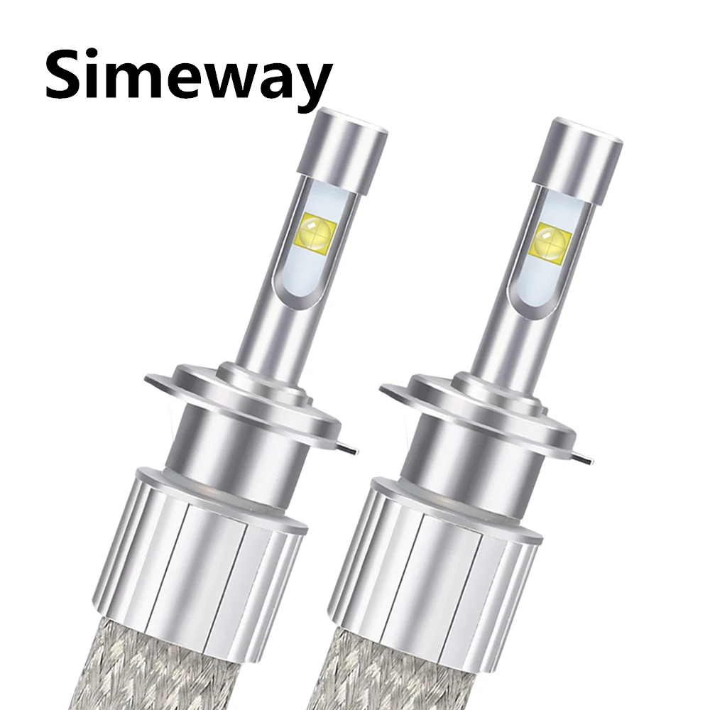 

2PCS H7 LED Headlights H4 H3 Bulbs h1 H27w 880 881 9012 H8 H9 H11 D1S D2S D3S D4S 104W 12000lm Car Fog Light 4300K 6000K XHP50
