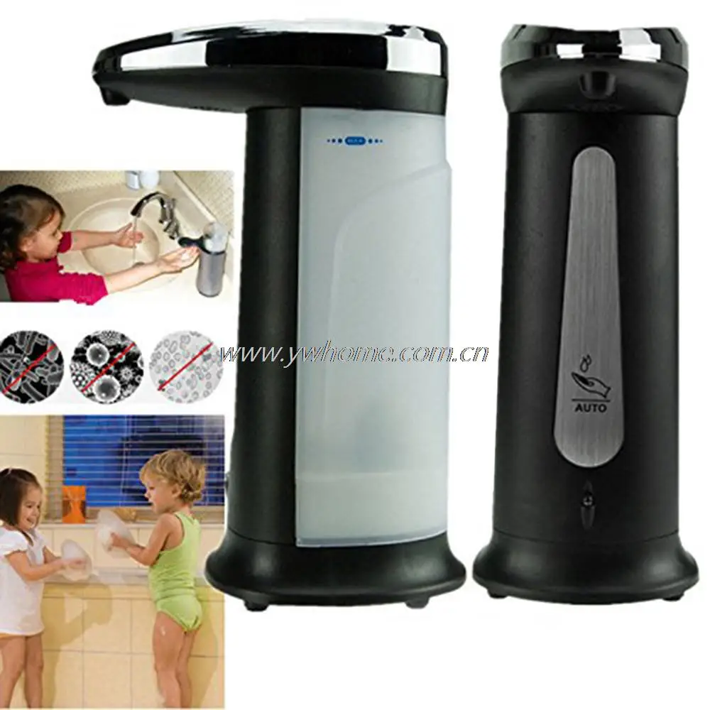 

400ml Electroplated Automatic Soap Dispenser Touchless Sanitizer Dispenser Built-in Infrared Smart Sensor for Kitchen Bathroom