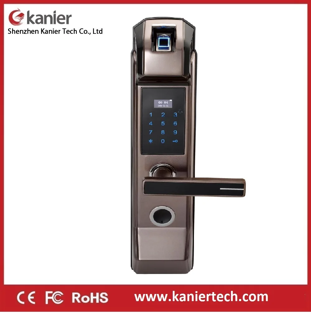 

Factory Sale Security Electronic Fingerprint Door Lock Digital Keyless Keypad Combination M Card Key Smart Entry For Home Office