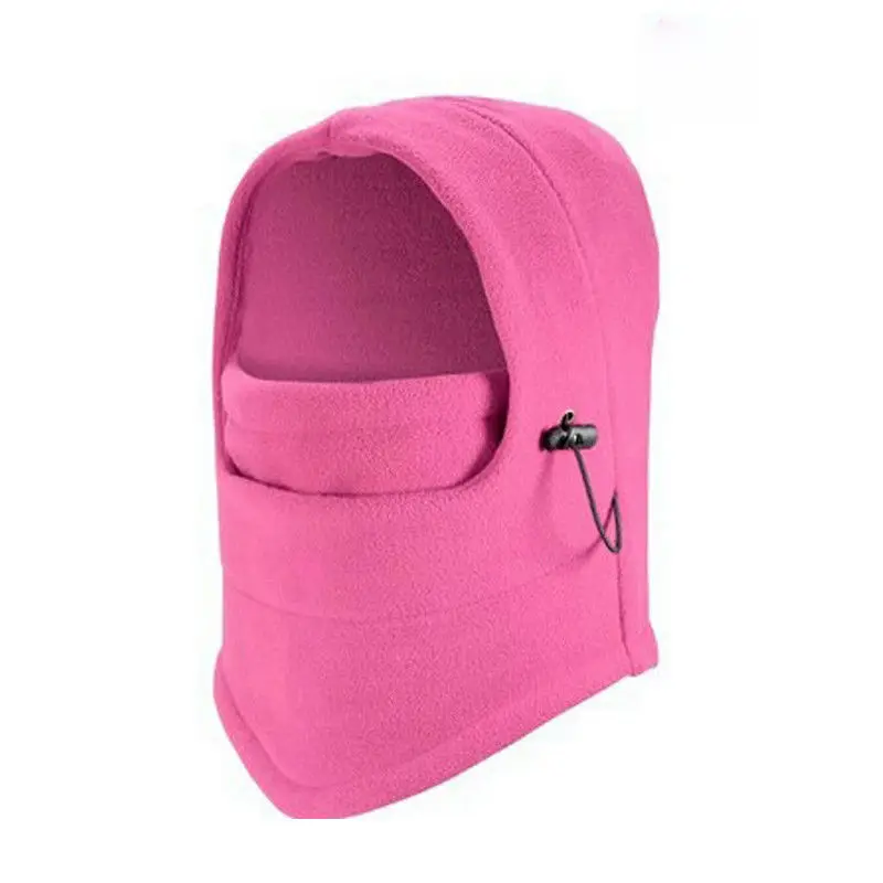 

2018 Winter Hats For Men Women Caps Thickened Fleece Windbreak Terrorist Head Mask Solid Casual Unisex Warm Ear Protector