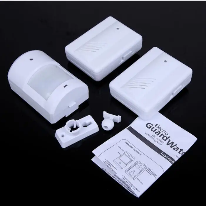 pir sensor floodlight with indoor receiver chime alert