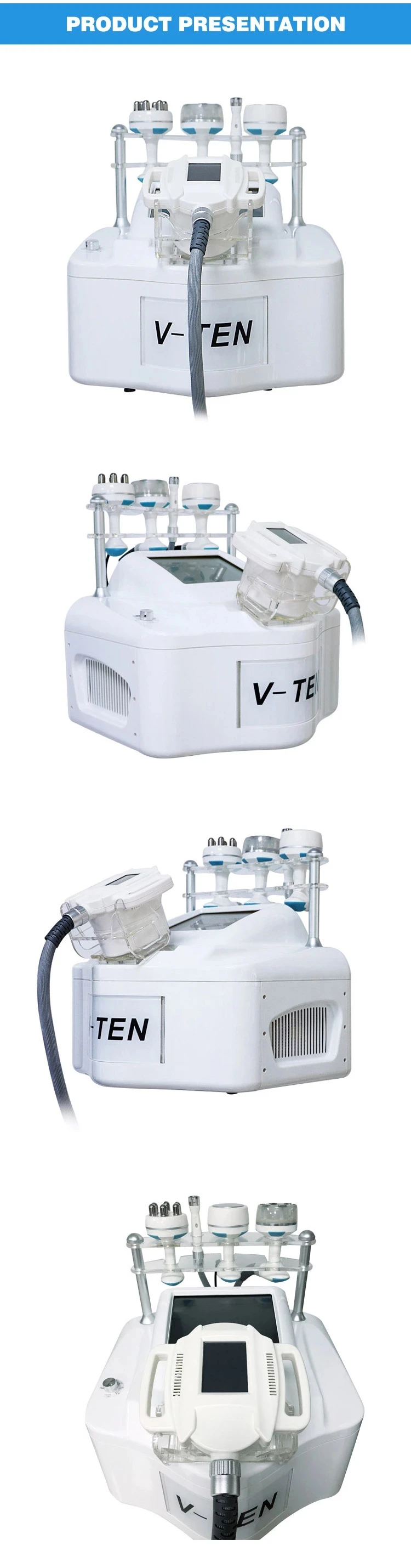 V10 Velashape+ Кавитация+ RF+ вакуумный ролик+ Био+ лазерная машина для похудения