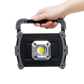 

20W Led Portable Spotlight 18650 Battery USB Rechargeable Led Work Lamp Led Latern Flashlight Outdoor Light For Hunting Camping
