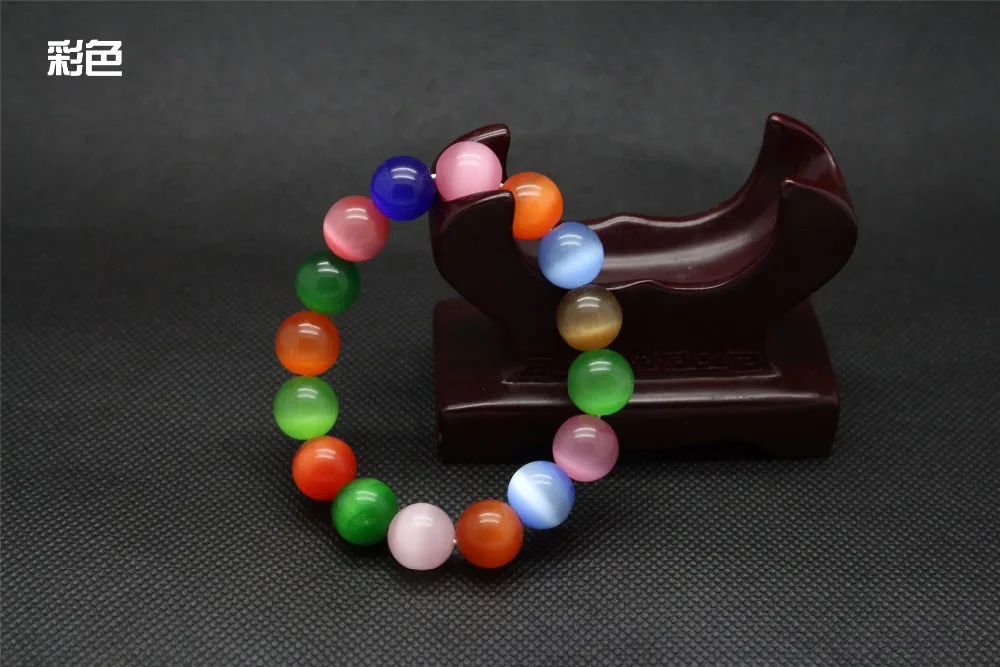 6/810/12 мм опал браслет красочные конфеты Цвета Браслеты для Для женщин и девочек