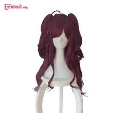 Парик L-email, Idol Master, Золушка, для девочек, Шики Ичиносе, косплей, Парики 75 см, фиолетовый, косплей, парик, термостойкий синтетический парик Peruca