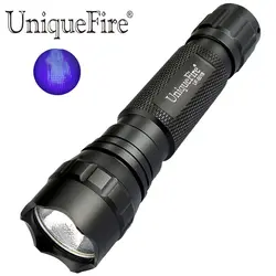 UniqueFire UV 365NM ультрафиолетовый фонарик светодиодный Ручной Blacklight для обнаружения поддельных денег, нефрита, точечных скорпионов, мочи