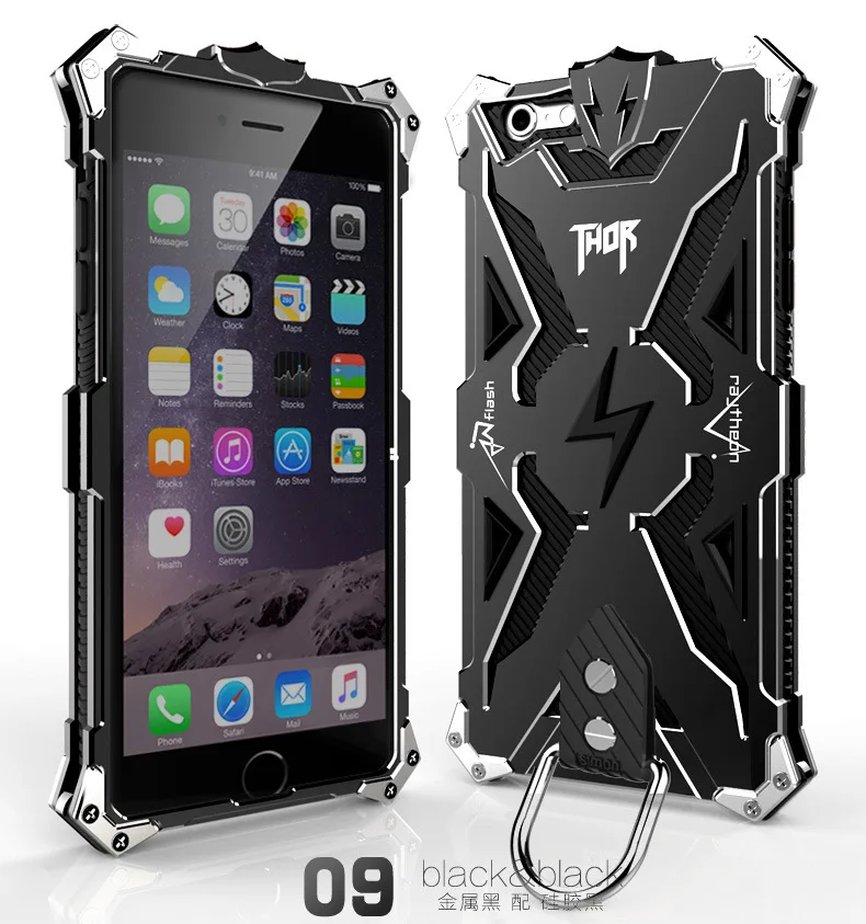 isolatie als Dicteren Simon Waterproof Shockproof Screw Metal armor case for iPhone 6 6s Ironman  Aluminum Phone Cases For iPhone 6s plus|case for iphone|phone casesarmor  case - AliExpress