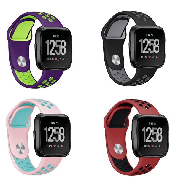 

22.5mm Replacement Silicone Rubber Bracelet for Fitbit versa Wristband bands For Fitbit versa sport strap
