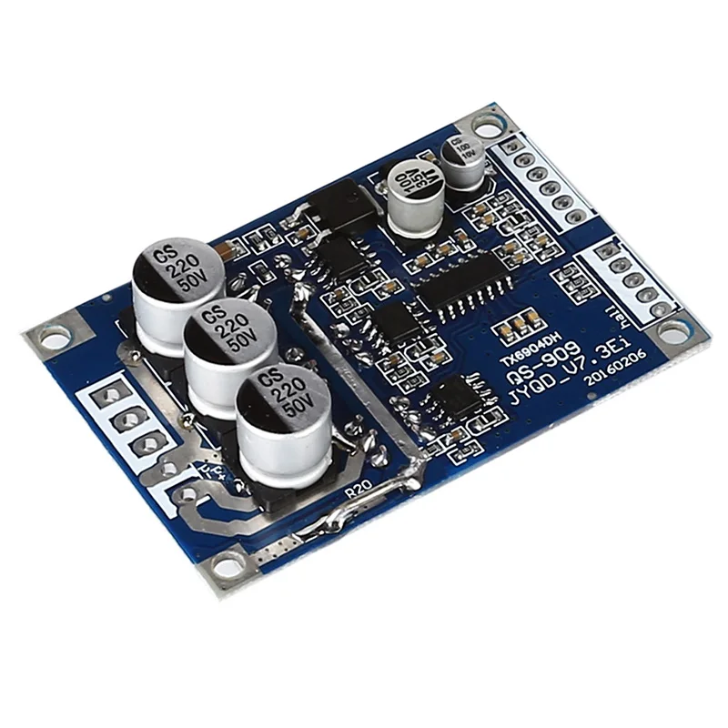 DC 12 V 36 500W Бесщеточный контроллер двигателя Холла сбалансированная плата