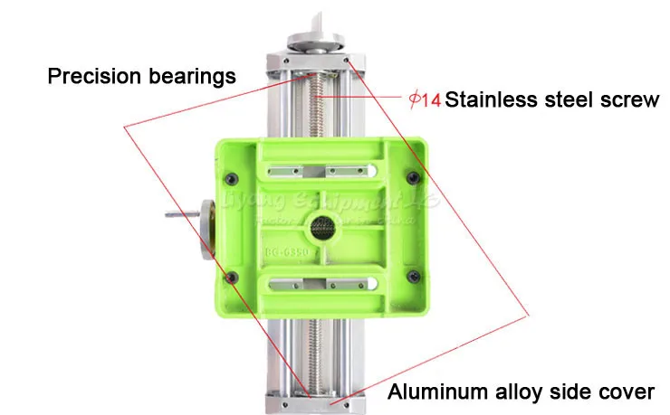 Миниатюрный точность ly6350 Многофункциональный Фрезерные станки скамейке дрель Клещи приспособление Рабочий стол X Y оси регулировки