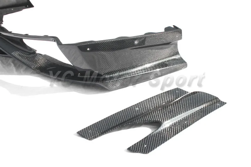 2008-2014 Nissan R35 GTR CBA DBA Varis '13 Ver. Style Rear Under Skirt Diffuser Lip Kit CF Glossy Finish (19).jpg