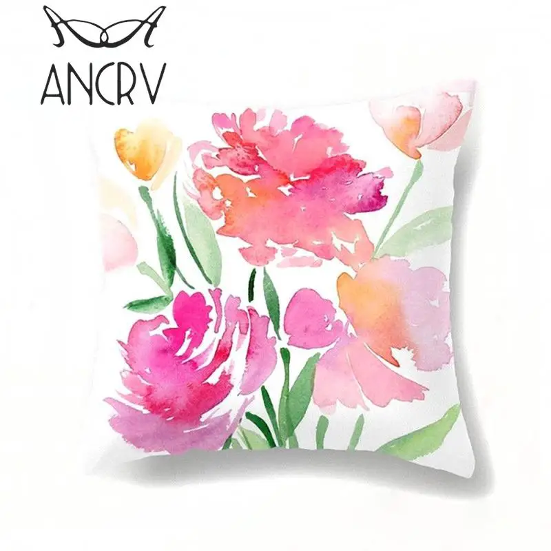 

Flowers Printing Pillow Case Pillow Cover Soft Breathable Polyster Pillow Cover Home Decorative Pillowcases VQT4954
