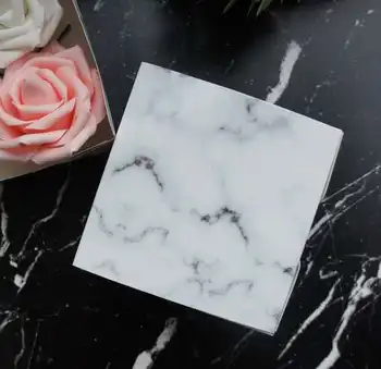 

13.5*13.5*4cm Marble Design Paper Box Wedding Christmas Cookie Storage Boxes Gift Packaging 100pcs/lot Free shipping