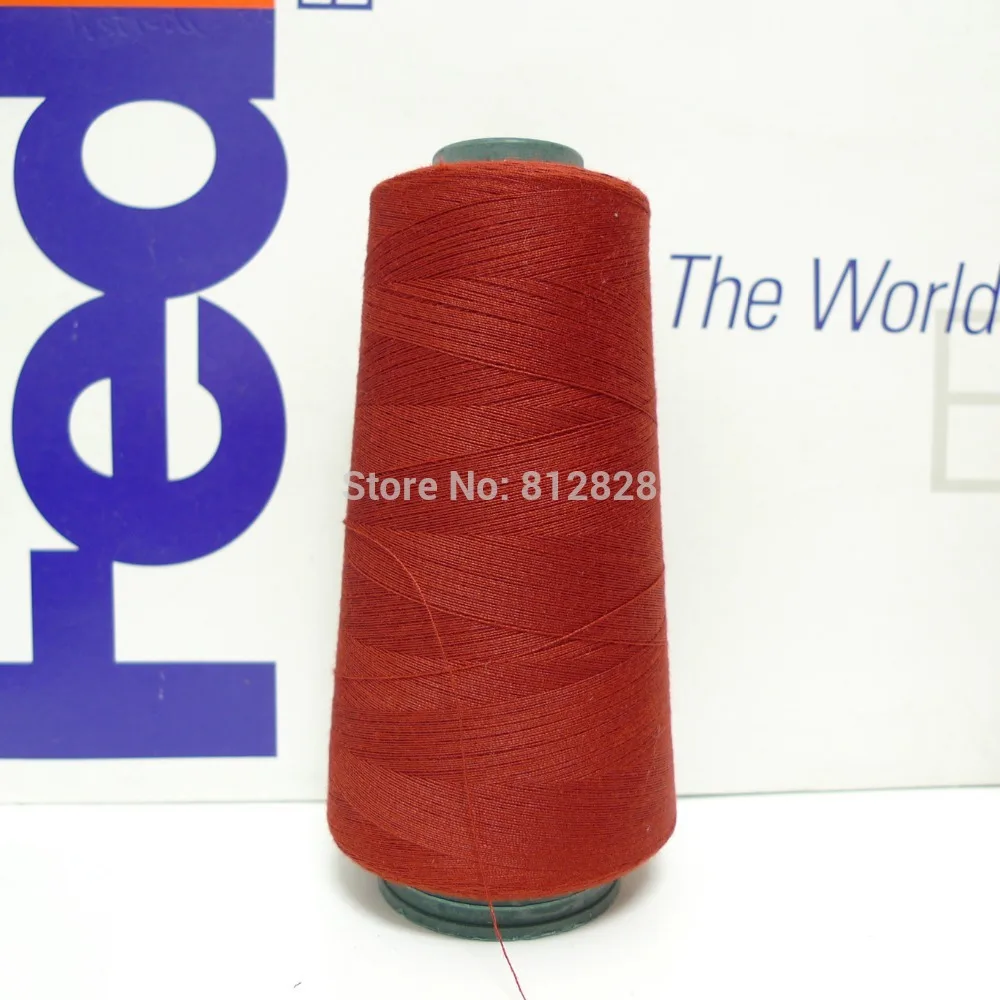 3000Yards 40S/2 CRIMSON Polyester Sewing Threadin Sewing Threads from
