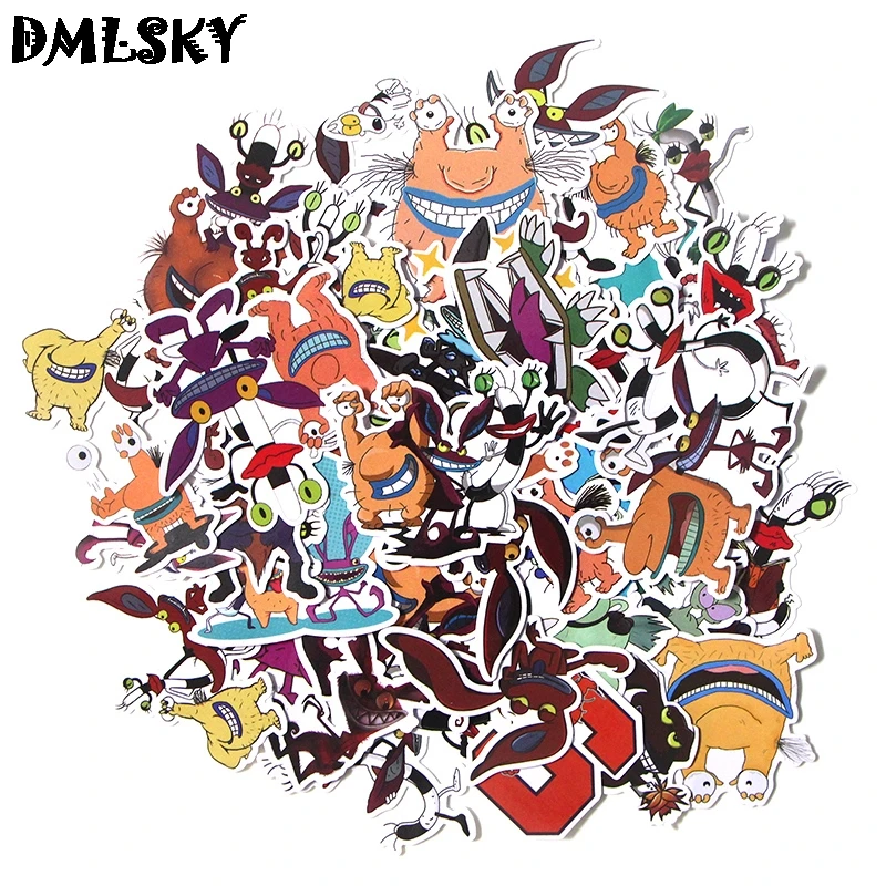 

DMLSKY 42pcs Aaahh Real Monsters Album Sticker Waterproof Pvc Scrapbooking for Phone Luggage Laptop Guitar Decoration M3050
