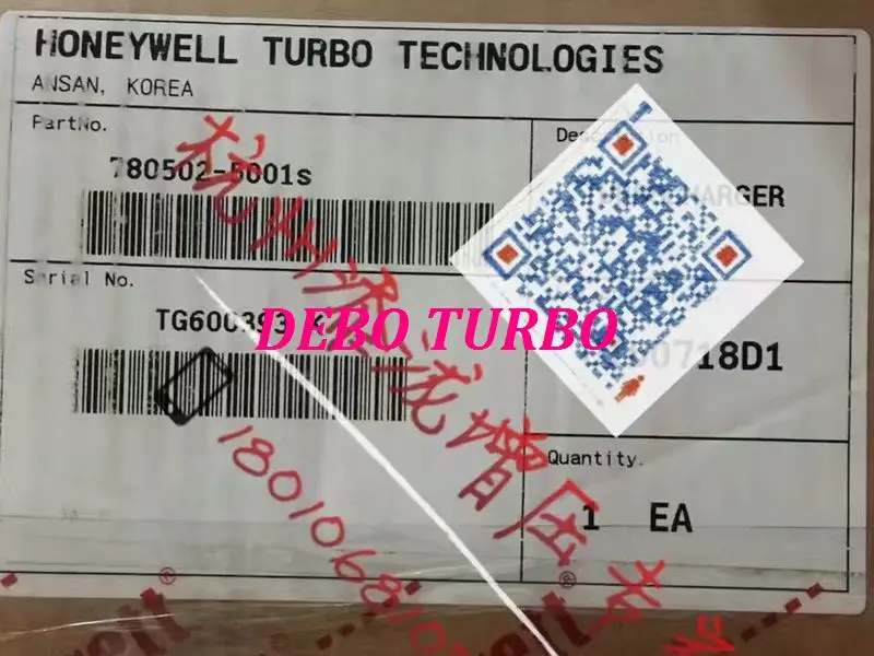 Новый оригинальный Турбокомпрессор GT17 780502 1 28231 2F100 для HYUNDAI Santa Fe 2 CRDi R2.2 2.2L 145KW 197HP