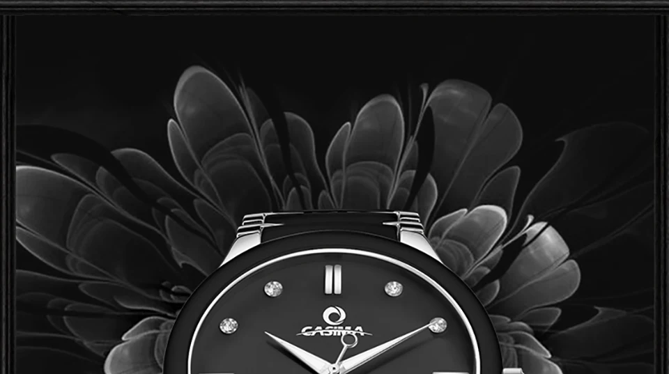 Новое поступление, простые повседневные мужские часы, черные и белые керамические кварцевые мужские часы с календарем, водонепроницаемые мужские наручные часы 6003g