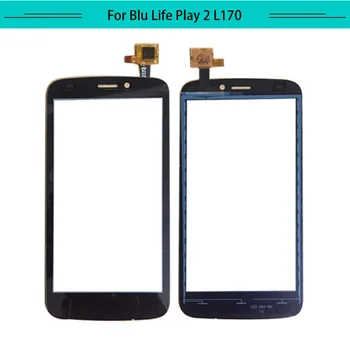 

5pcs/lot For BLU Life Play 2 L170 L170A Touch Screen Glass Digitizer Touch Panel Free Shipping