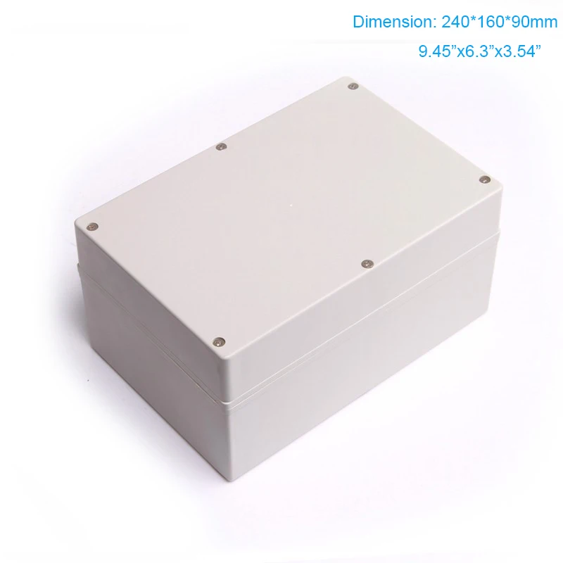 

Free shipping ! watertight electric abs plastic boxes use for control /switch enclosure 240*160*90mm F21