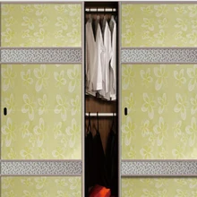 60 см x 300 см желтый цветок Матированный с декорированием узором "Мороз" ограничивающий обзор извне Гостиная Декоративное Цветное скраб пленка «замороженное стекло» тиснением 5 листья с цветочным принтом