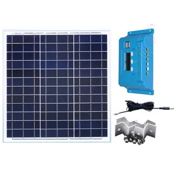 

Solar Kit Panel Solar 12v 40w Solar Charge Controller 12v/24v 10A Solar Car Battery Charger Phone Car Caravan Boat Caravan